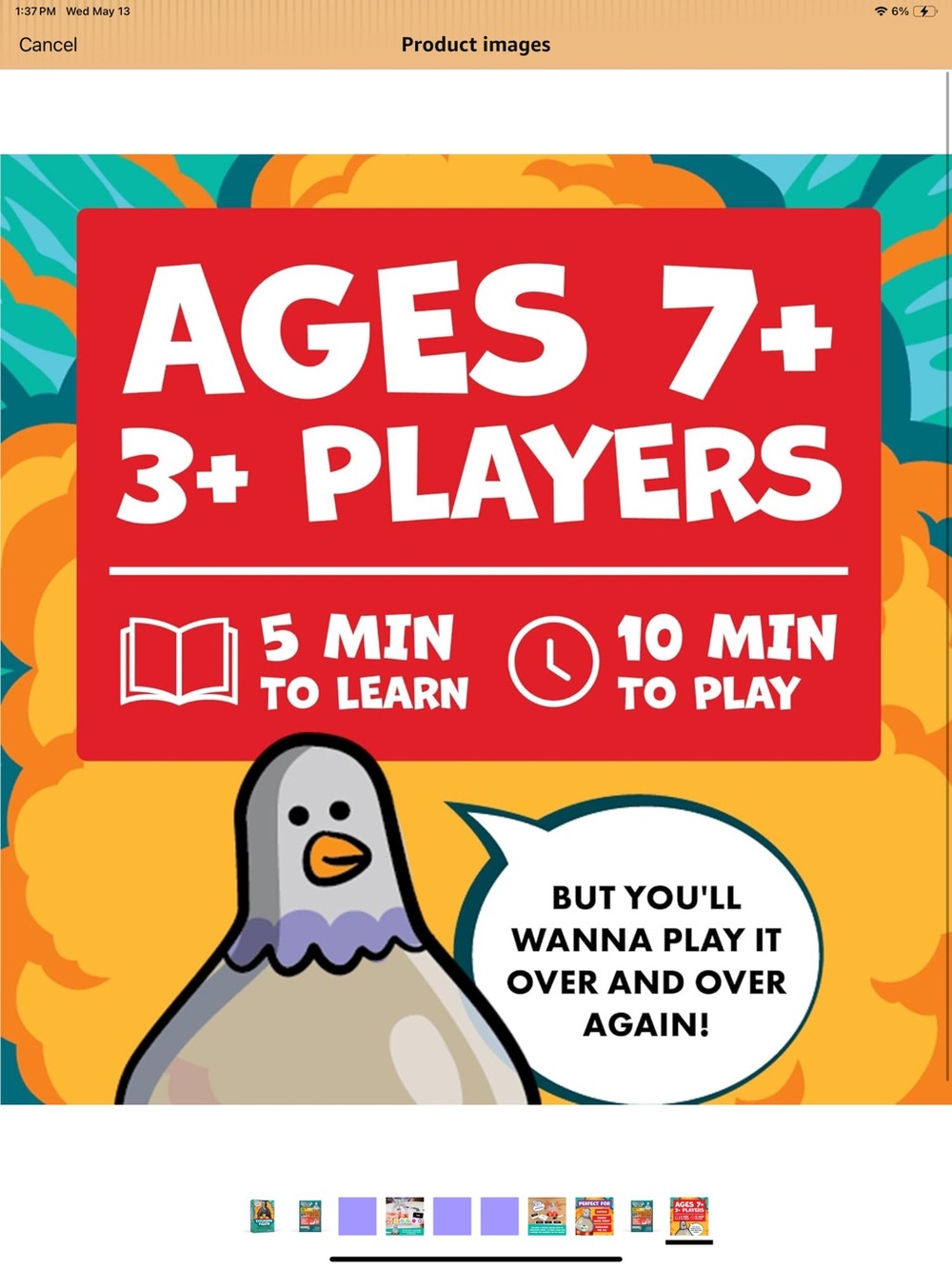 Exploding Pigeon Party Game - Multicolor - Picture 7 of 8